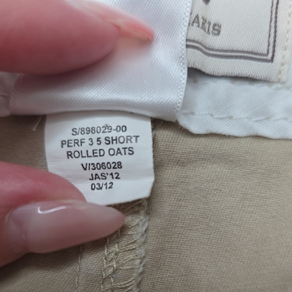 Old Navy Khaki Chino Shorts 3.5" Rolled Oats Women's Size 12 Summer Preppy Norm - Picture 8 of 10